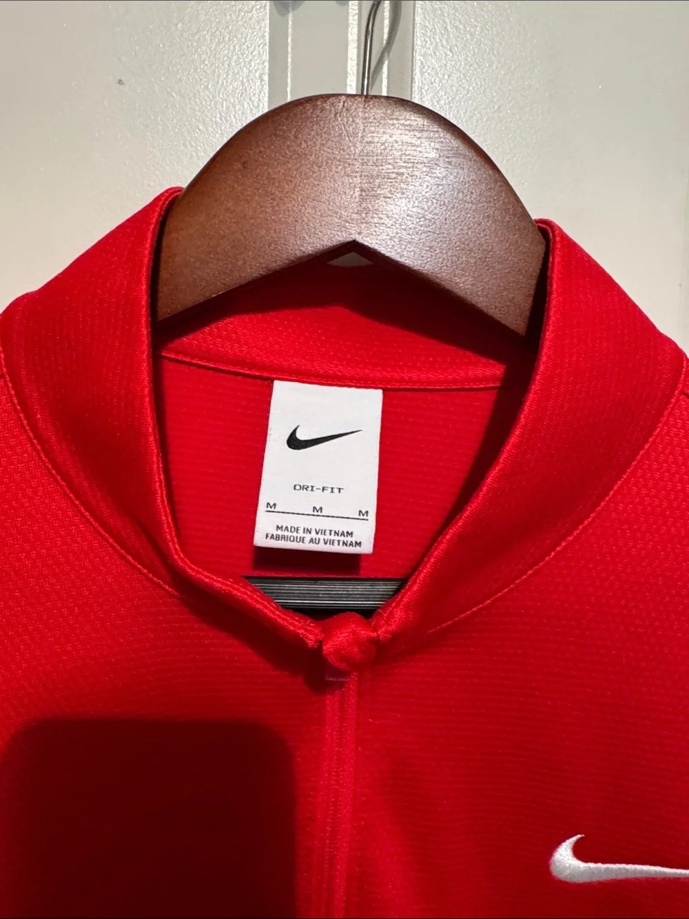 Nike Men’s Red Half-Zip Performance Jacket